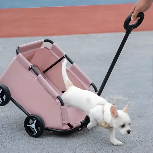 Foldable Pet Stroller – Glide in Style, Stroll in Comfort